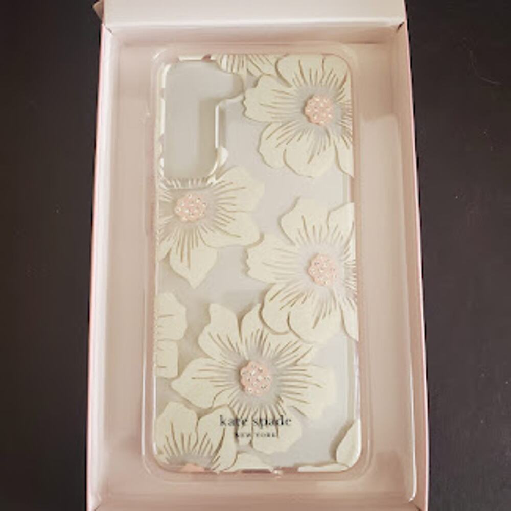 Kate Spade Hollyhock Protective Hard‎ Shell Case for Samsung Galaxy S21 Ultra 5G